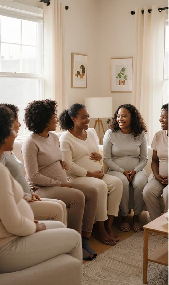 Mother supported during postpartum recovery